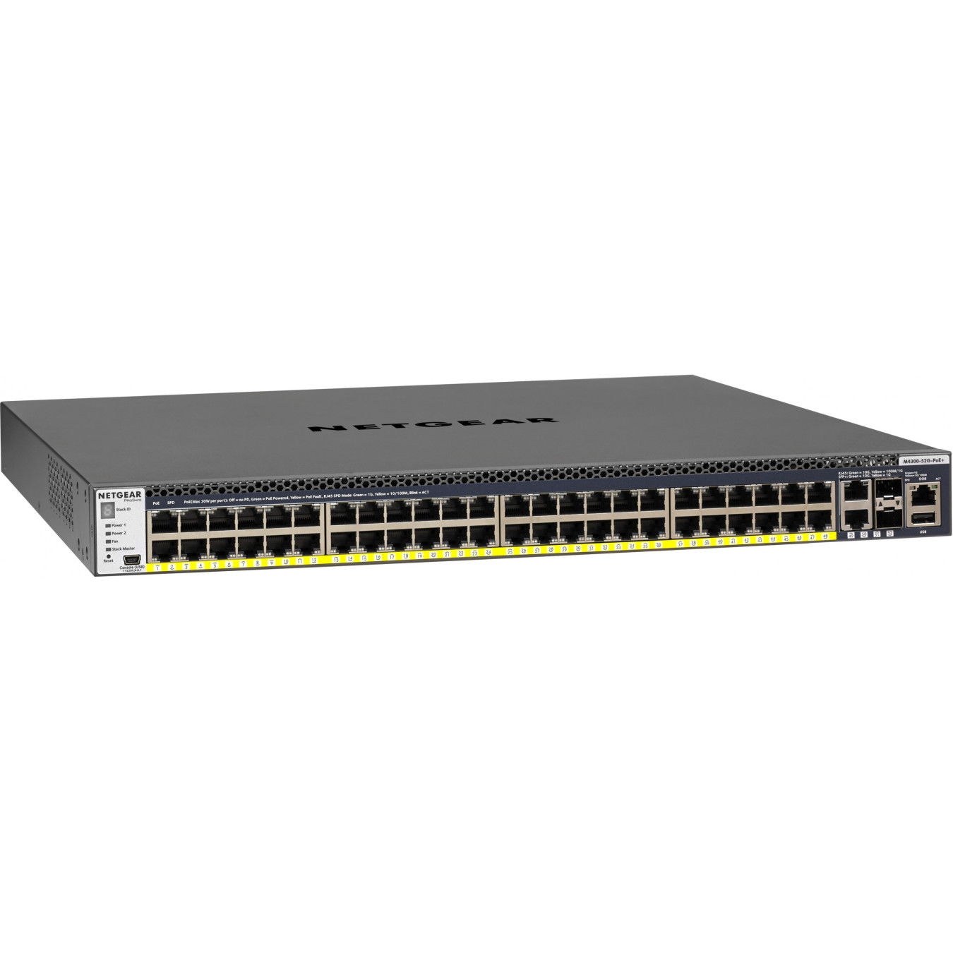 NETGEAR M4300-52G-PoE+ - 52-Port Gigabit PoE+ Managed Switch, 1000W PSU, 1U Rackmount — Buy in Cyprus with Fast Delivery
