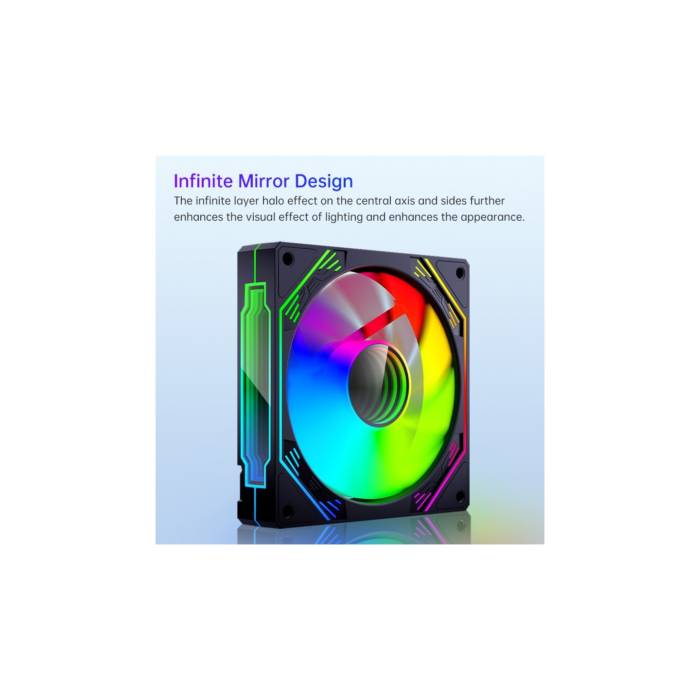 Case Fan TACK120 ARGB Black 120mm 800-1600RPM 4-pin PWM + 3-pin (Retail) — Buy in Cyprus with Fast Delivery