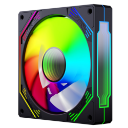 Case Fan TACK120 ARGB Black 120mm 800-1600RPM 4-pin PWM + 3-pin (Retail) — Buy in Cyprus with Fast Delivery