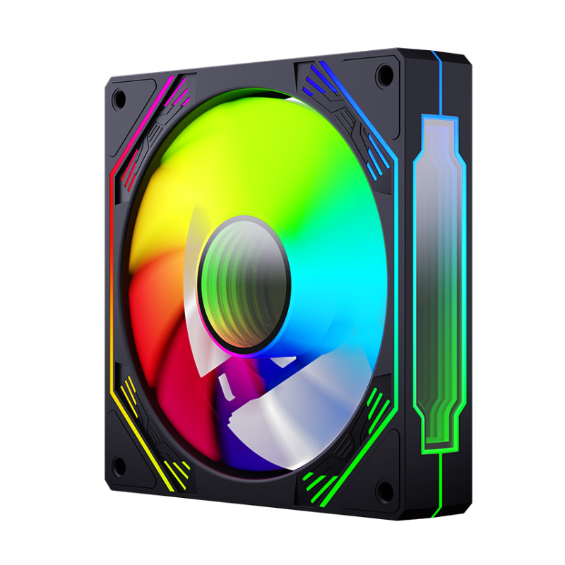 Case Fan TACK120 ARGB Black 120mm 800-1600RPM 4-pin PWM + 3-pin (Retail) — Buy in Cyprus with Fast Delivery