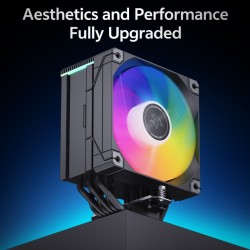 Snowman MT6-V4D-ARGB-BK CPU Air Cooler 240W TDP 6 Heatpipes (Retail) — Buy in Cyprus with Fast Delivery