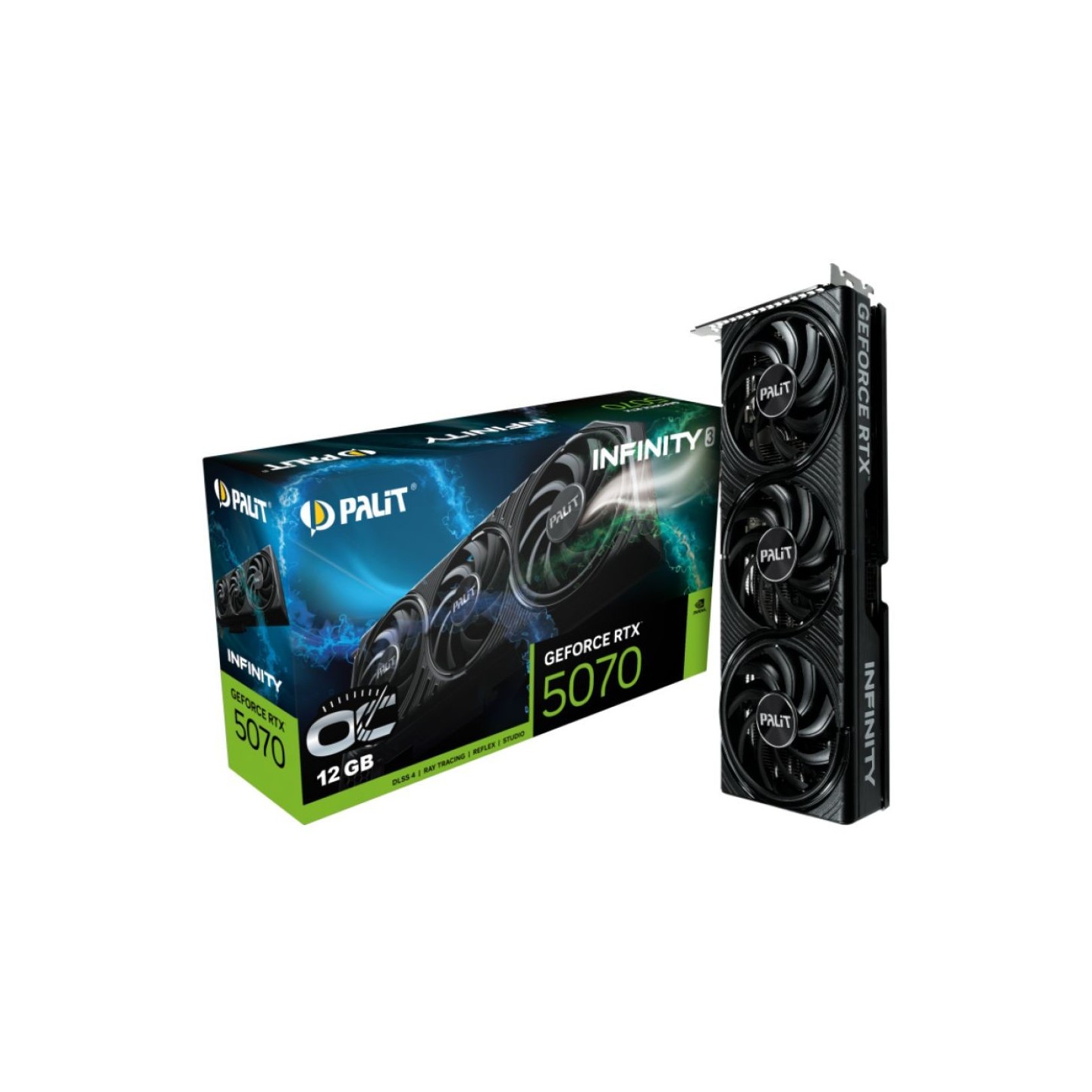 Palit GeForce RTX 5070 Infinity 3 OC Graphics Card – 12GB GDDR7 2542 MHz | Armenius Store