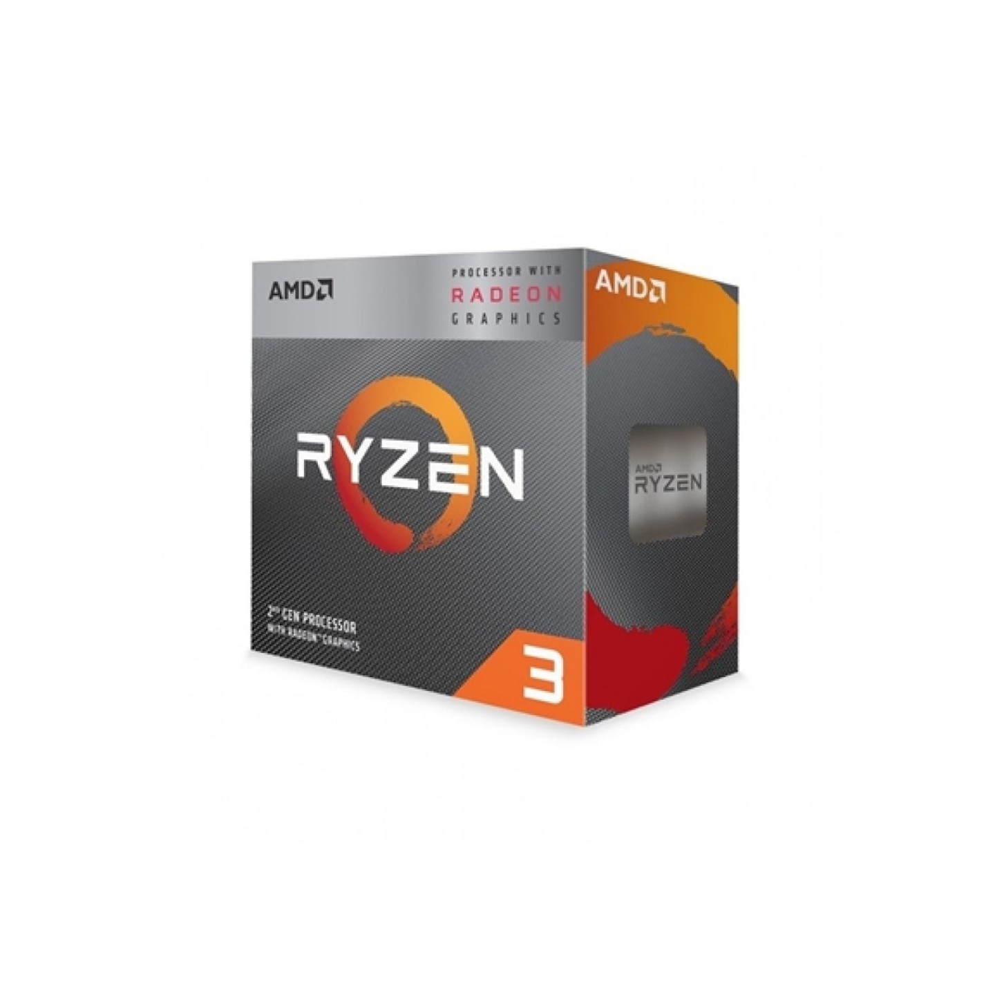 AMD AM4 Ryzen 3 3200G Box - 4-Core 3.6 GHz (Boost 4.0 GHz), 65W, Radeon Vega 8, Wraith Stealth Cooler (100-00000049BOX)