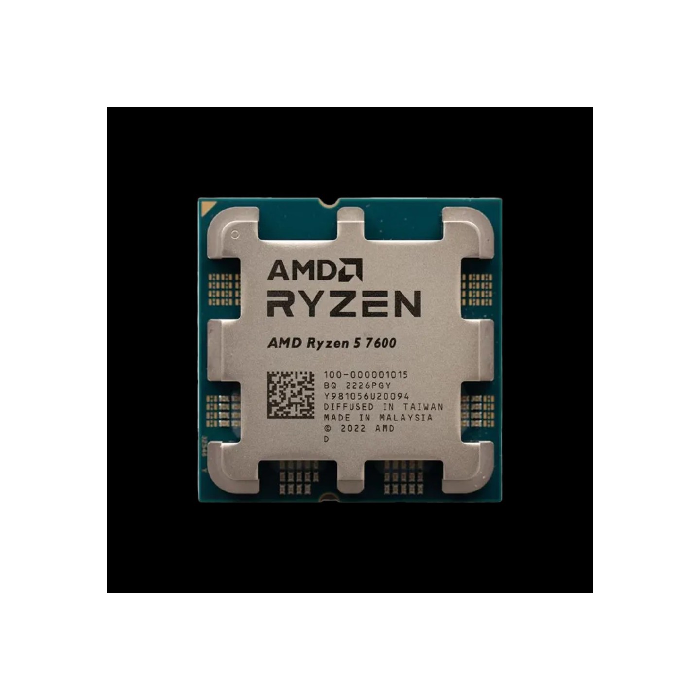 AMD Ryzen 5 7600 - AM5 - 6-Core/12-Thread CPU, 3.8GHz Base up to 5.1GHz Boost, 32MB L3, 65W TDP, DDR5 (Tray)