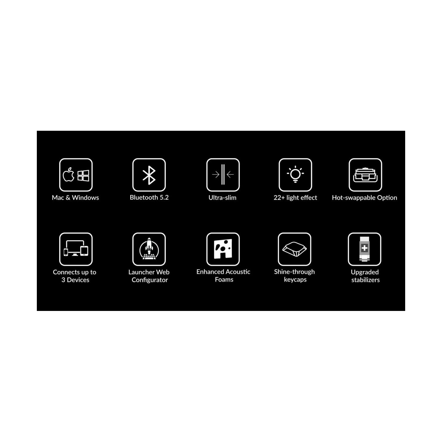 Keychron K5 V2 (K5X-B4) QMK Wireless Mechanical Keyboard Banana Switch RGB 100% US (Boxed) — Buy in Cyprus with Fast Delivery