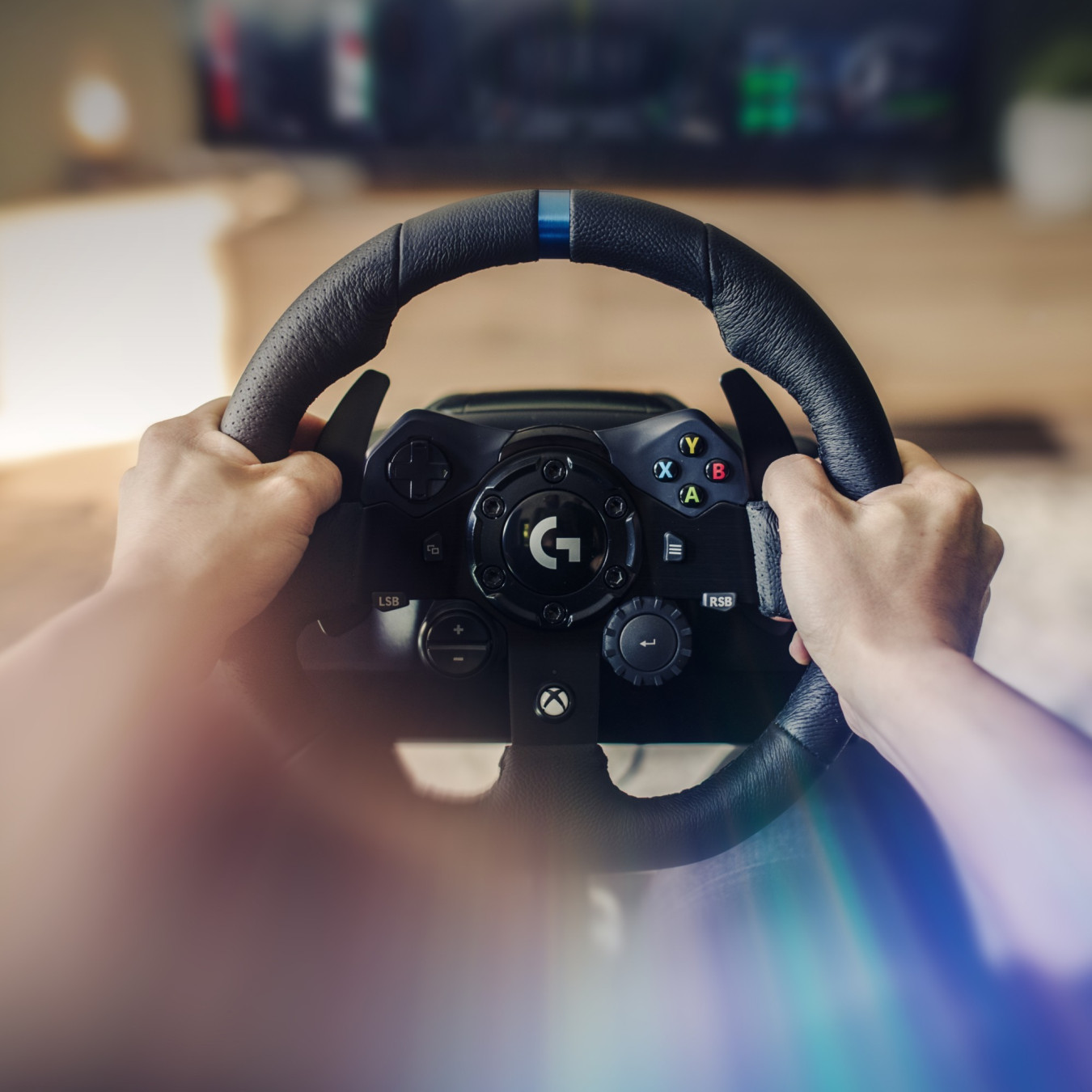 Logitech G G923 - Racing Wheel & Pedals - Black, 900° Rotation, Wired USB (Xbox Series X|S, Xbox One, PC)