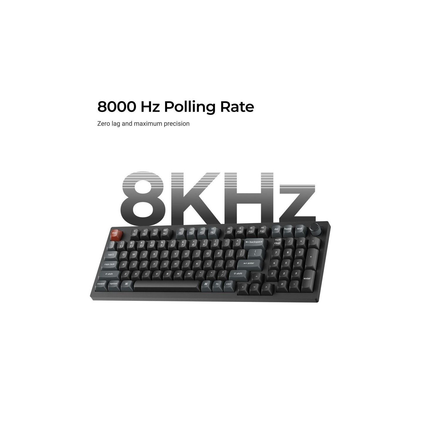 Keychron V5 Ultra (V5U-D4) Banana Switch RGB 96% US Mechanical Keyboard (Boxed) — Buy in Cyprus with Fast Delivery