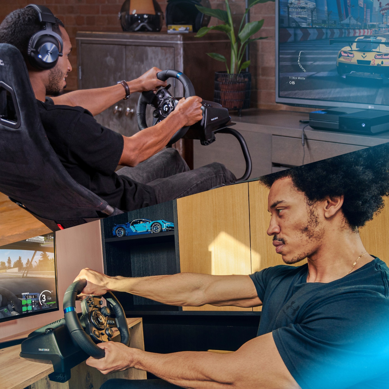 Logitech G G923 - Racing Wheel & Pedals - Black, 900° Rotation, Wired USB (Xbox Series X|S, Xbox One, PC)