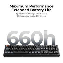 Keychron V6 Ultra (V6U-D1) 8K Wireless Mechanical Keyboard Red Switch RGB 100% US (Boxed) — Buy in Cyprus with Fast Delivery