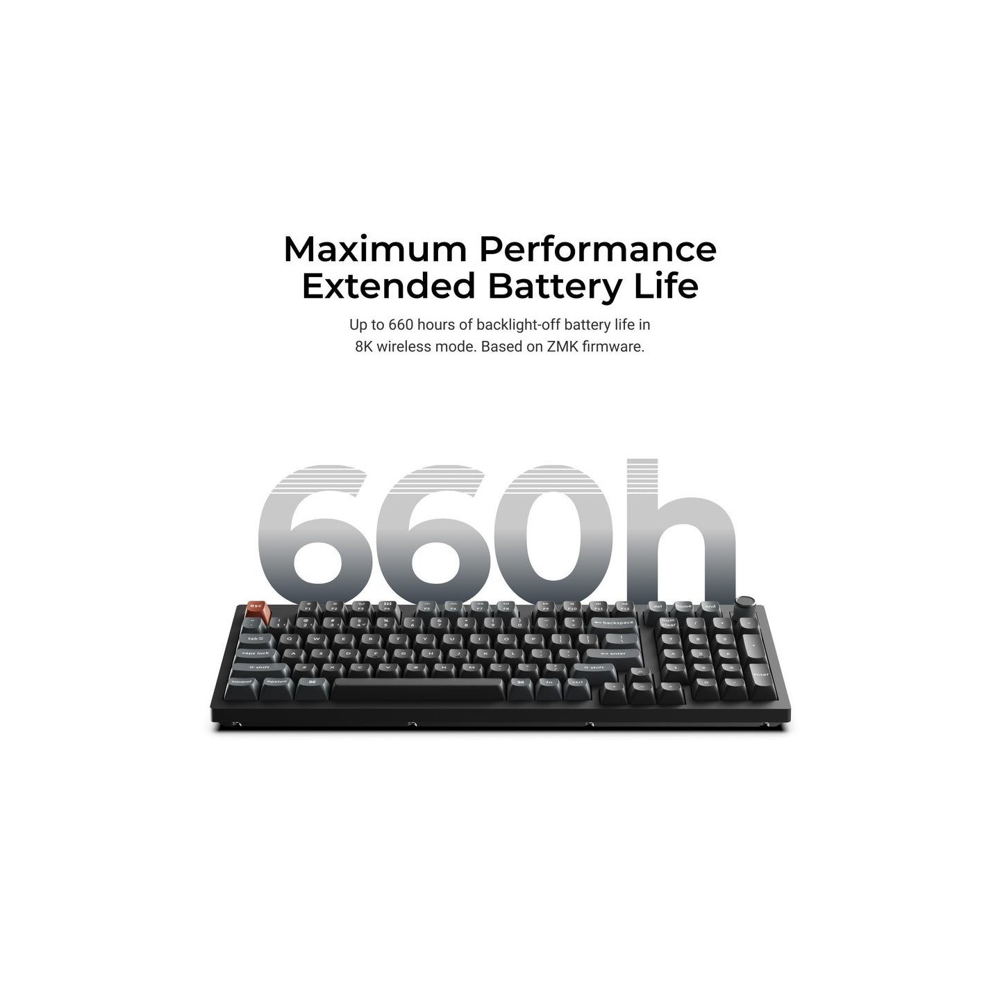 Keychron V5 Ultra 8K Wireless Mechanical Keyboard V5U-D3 Brown RGB 96% US (Boxed) — Buy in Cyprus with Fast Delivery