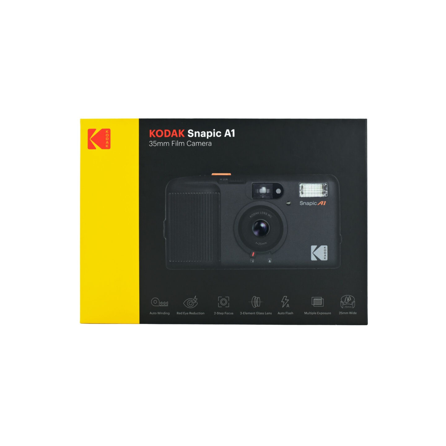 Kodak Snapic A1 35mm Film Camera Grey motorized — Buy in Cyprus with Fast Delivery