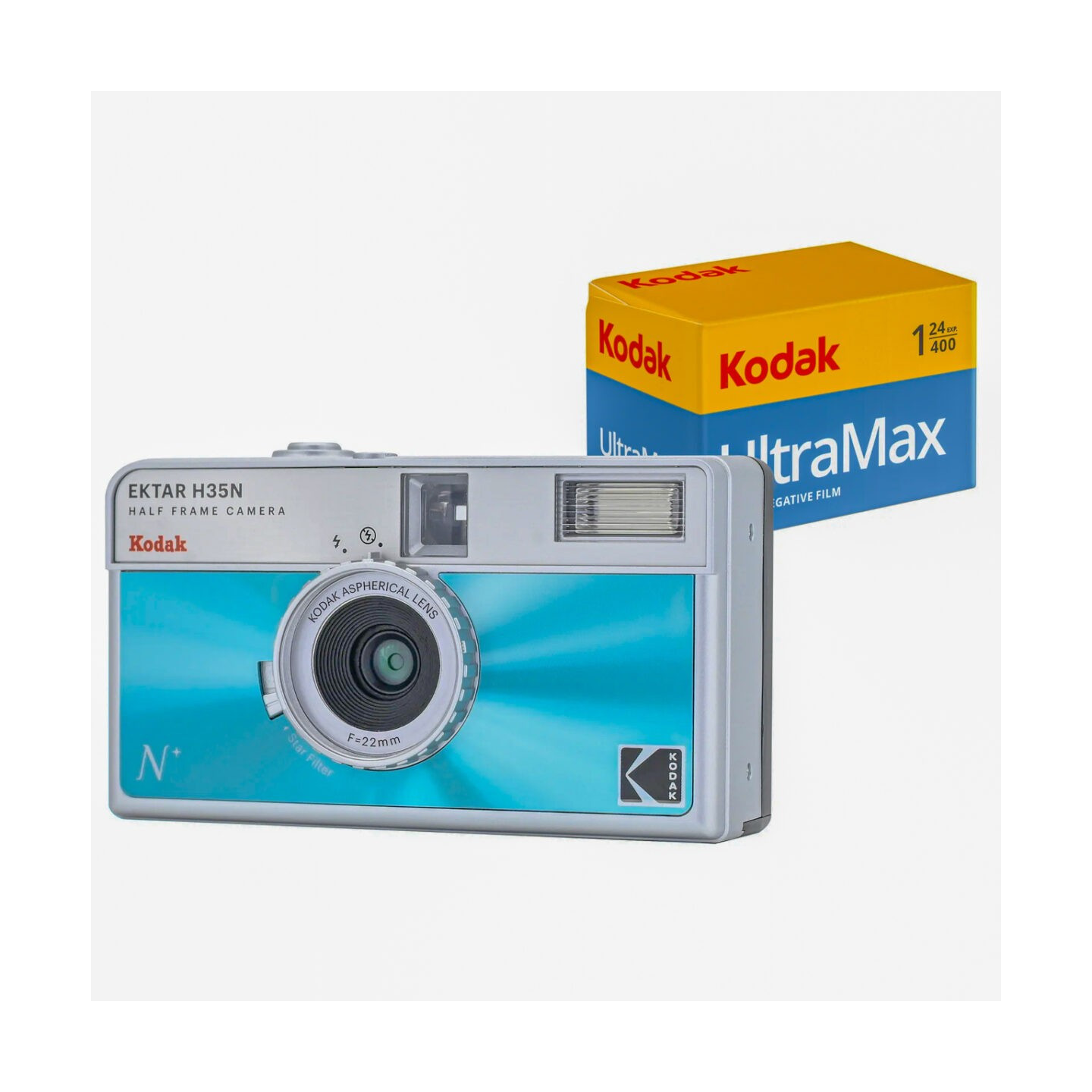 Kodak Ektar H35N HF Film Blue + Ultramax 135-24 Film — Buy in Cyprus with Fast Delivery