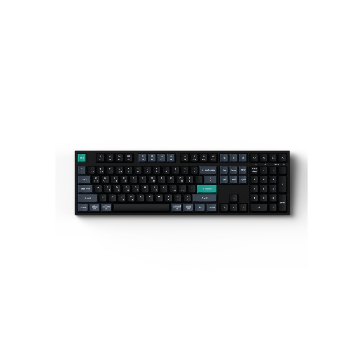 Keychron B36 (B36-K9-GR) 100% GR Layout Wireless Scissor Keyboard Black (Boxed) — Buy in Cyprus with Fast Delivery