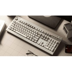 Keychron R6 (R6-M1) QMK Wireless Mechanical Keyboard Red Switch Hot-Swap RGB 100% US Retro (Boxed)