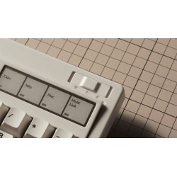 Keychron R6 (R6-M1) QMK Wireless Mechanical Keyboard Red Switch Hot-Swap RGB 100% US Retro (Boxed)