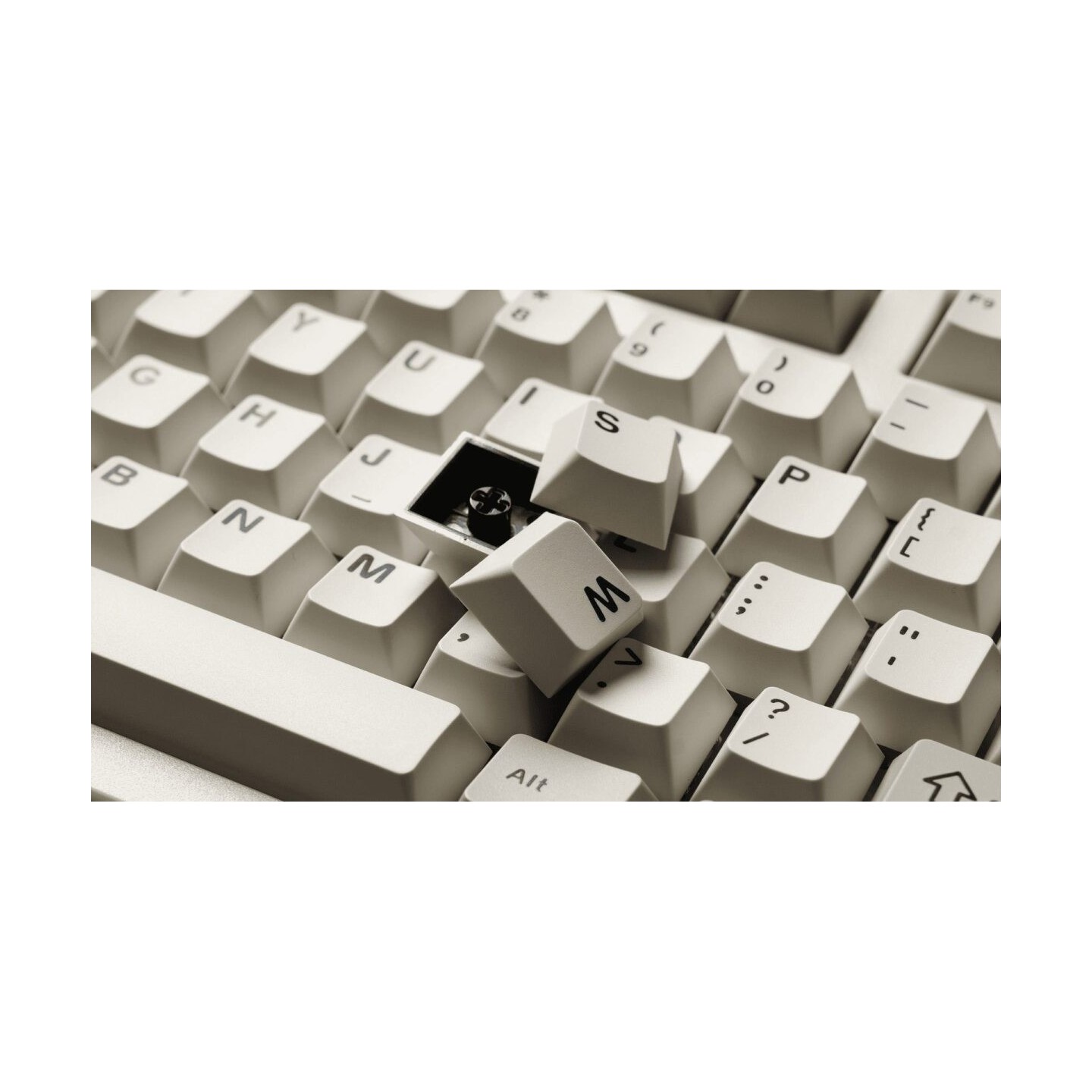 Keychron R6 (R6-M1) QMK Wireless Mechanical Keyboard Red Switch Hot-Swap RGB 100% US Retro (Boxed)