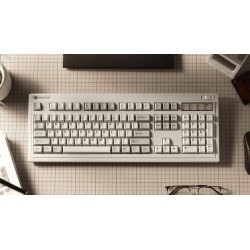 Keychron R6 (R6-M1) QMK Wireless Mechanical Keyboard Red Switch Hot-Swap RGB 100% US Retro (Boxed)