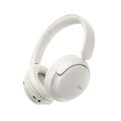 QCY H2S Lite Headphones White - Type-C & Bluetooth Clear Call ENC iOS Android 60hours 10m 40mm
