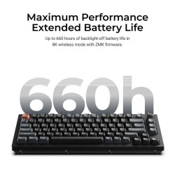 Keychron V1 Ultra (V1U-D1) 8K Wireless 75% Mechanical Keyboard Red Switch RGB US (Boxed) — Buy in Cyprus with Fast Delivery