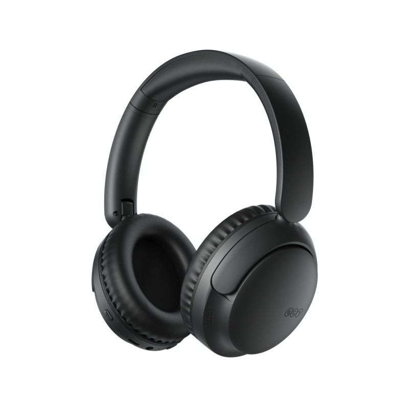 QCY H2S Lite Headphones Black - Type-C & Bluetooth Clear Call ENC iOS Android 60hours 10m 40mm