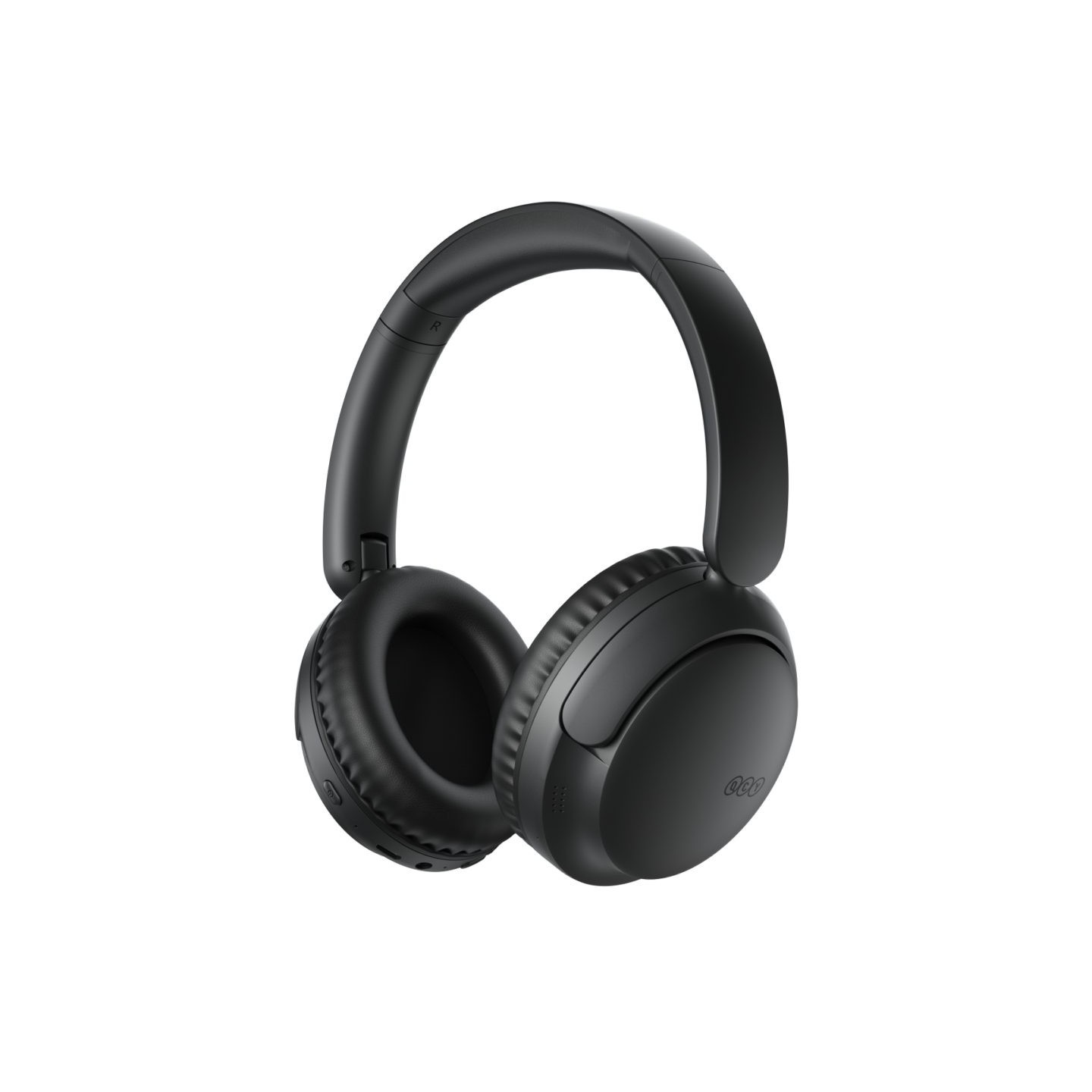 QCY H2S Lite Headphones Black - Type-C & Bluetooth Clear Call ENC iOS Android 60hours 10m 40mm