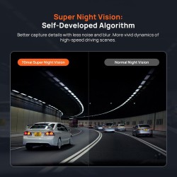 70mai A800SE-1 Front & Rear Dash Cam 4k w. 3inch screen set w. Rearview Cam - 2160p 140FOV — Buy in Cyprus with Fast Delivery