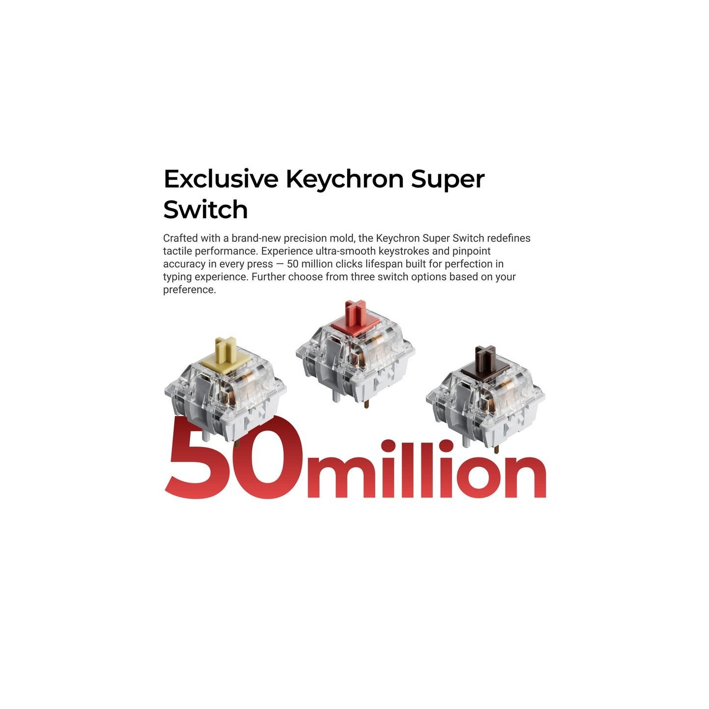 Keychron C3 Pro (C3PX-H1) QMK VIA Red Switch 8K 80% US RGB (Boxed) — Buy in Cyprus with Fast Delivery