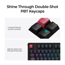 Keychron C3 Pro (C3PX-H1) QMK VIA Red Switch 8K 80% US RGB (Boxed) — Buy in Cyprus with Fast Delivery