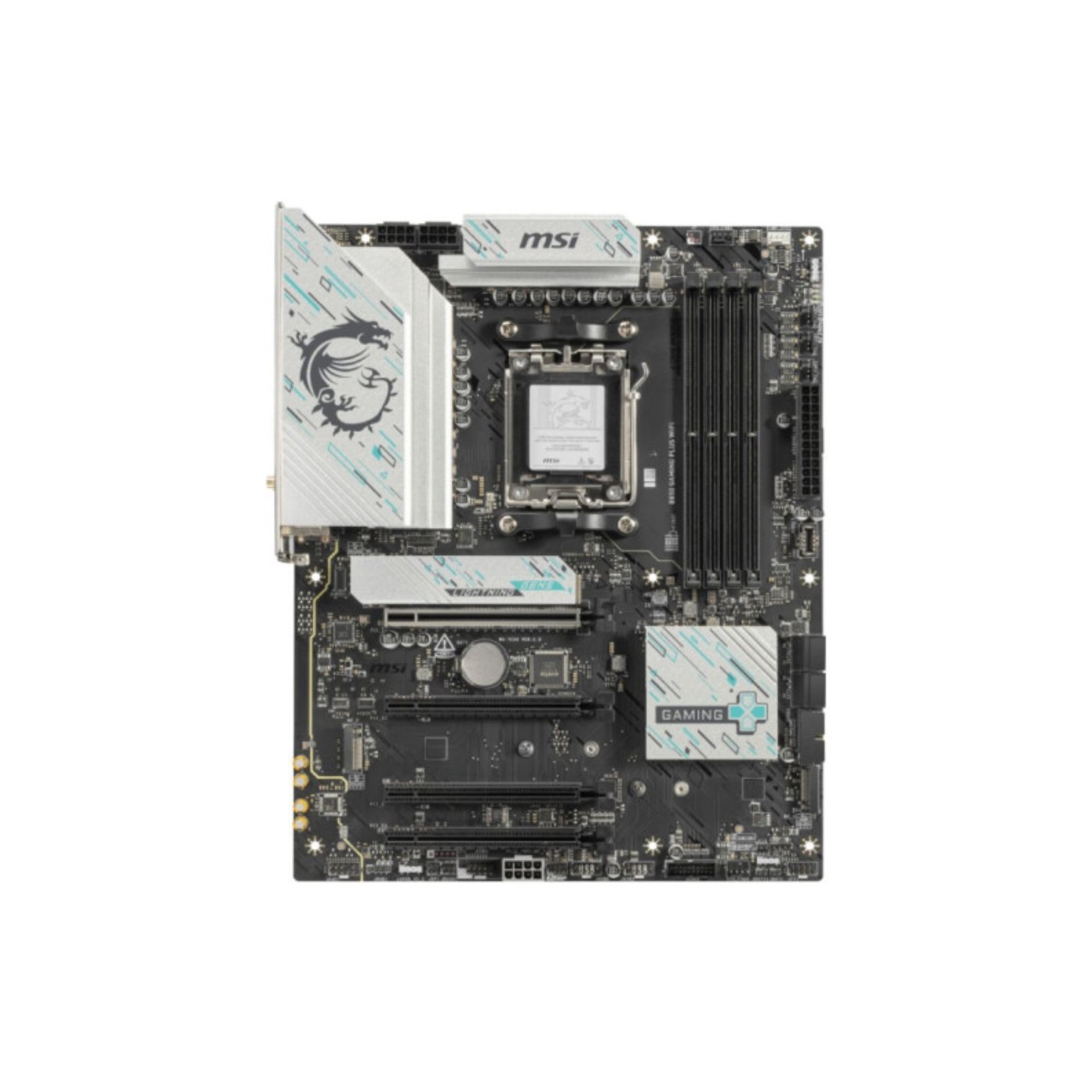 MSI B850 GAMING PLUS WIFI - AM5 ATX Motherboard - PCIe 5.0, DDR5, Wi-Fi 7, 5G LAN, 256GB RAM Support (Boxed)