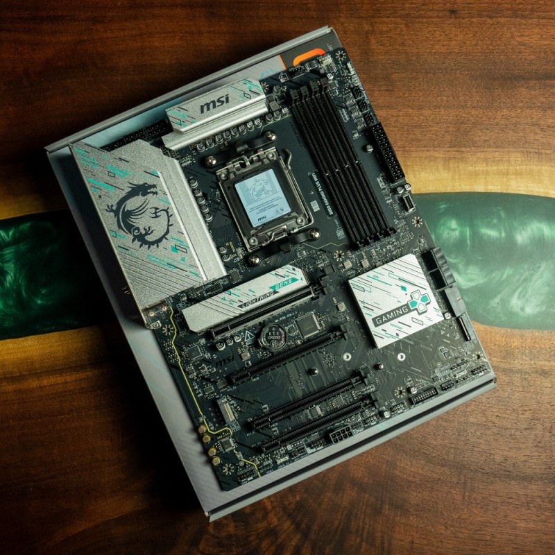 MSI B850 GAMING PLUS WIFI - AM5 ATX Motherboard - PCIe 5.0, DDR5, Wi-Fi 7, 5G LAN, 256GB RAM Support (Boxed)