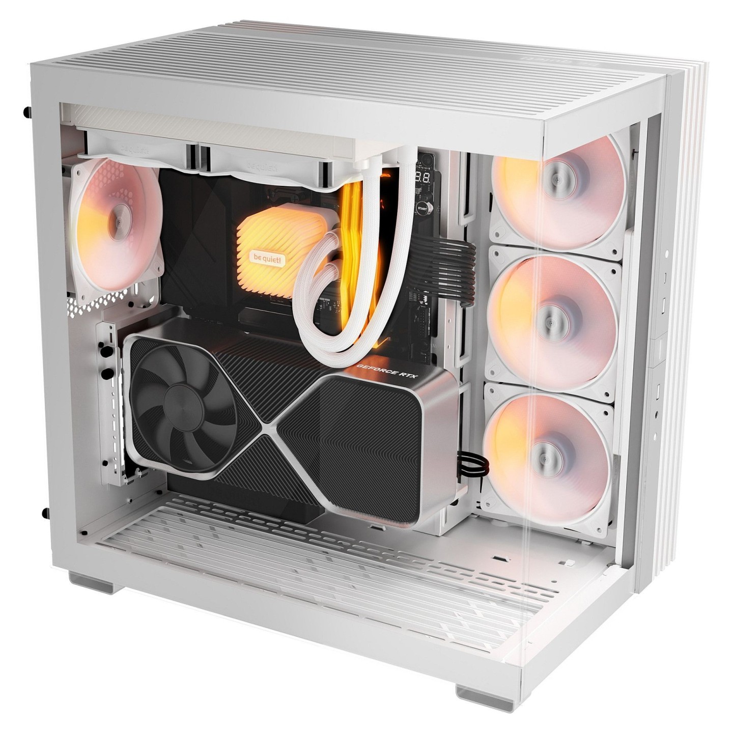 be quiet! Light Base 600 LX White Mid Tower ARGB Fans ATX/mATX/Mini-ITX 400mm GPU (Boxed) — Buy in Cyprus with Fast Delivery