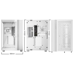 be quiet! Light Base 600 LX White Mid Tower ARGB Fans ATX/mATX/Mini-ITX 400mm GPU (Boxed) — Buy in Cyprus with Fast Delivery