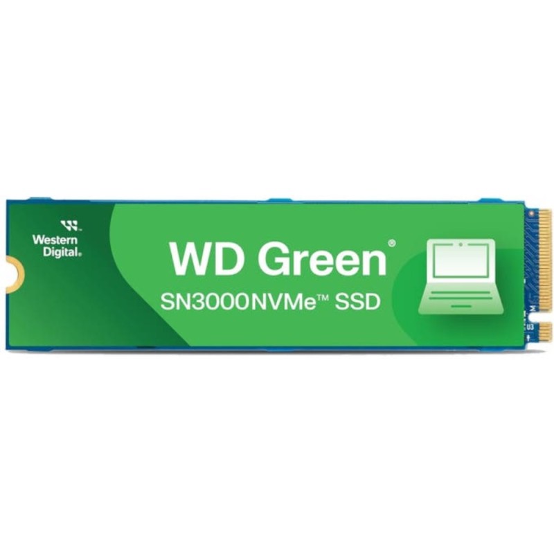 WD Green SN3000 1TB M.2 NVMe SSD - PCIe Gen4 x4, 5000/4200 MB/s - WDS100T4G0E (Boxed) — Buy in Cyprus with Fast Delivery