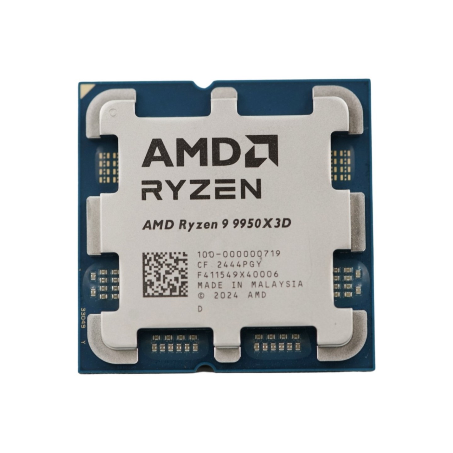 AMD Ryzen 9 9950X3D - 16C/32T AM5 CPU, 5.7GHz Boost, 4.3GHz Base, 144MB Cache, 170W, DDR5 (Tray)