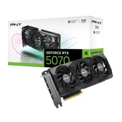 PNY GeForce RTX 5070 - Black - 12GB GDDR7 - 2512 MHz Boost - Triple Fan — Buy in Cyprus with Fast Delivery