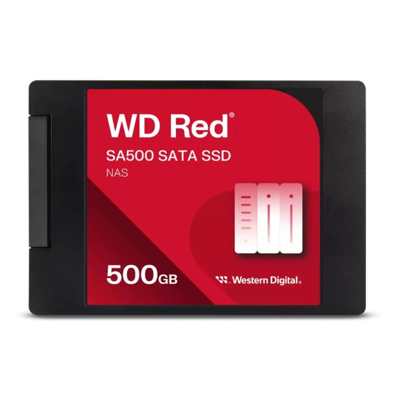 WD Red SA500 500GB SATA III 2.5in NAS SSD - WDS500G1R0A (Boxed) — Buy in Cyprus with Fast Delivery