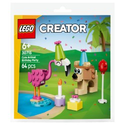 LEGO 30715 Creator Niedliche Tiere Feiern Geburtstag (Polybag) — Buy in Cyprus with Fast Delivery