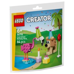 LEGO 30715 Creator Niedliche Tiere Feiern Geburtstag (Polybag) — Buy in Cyprus with Fast Delivery