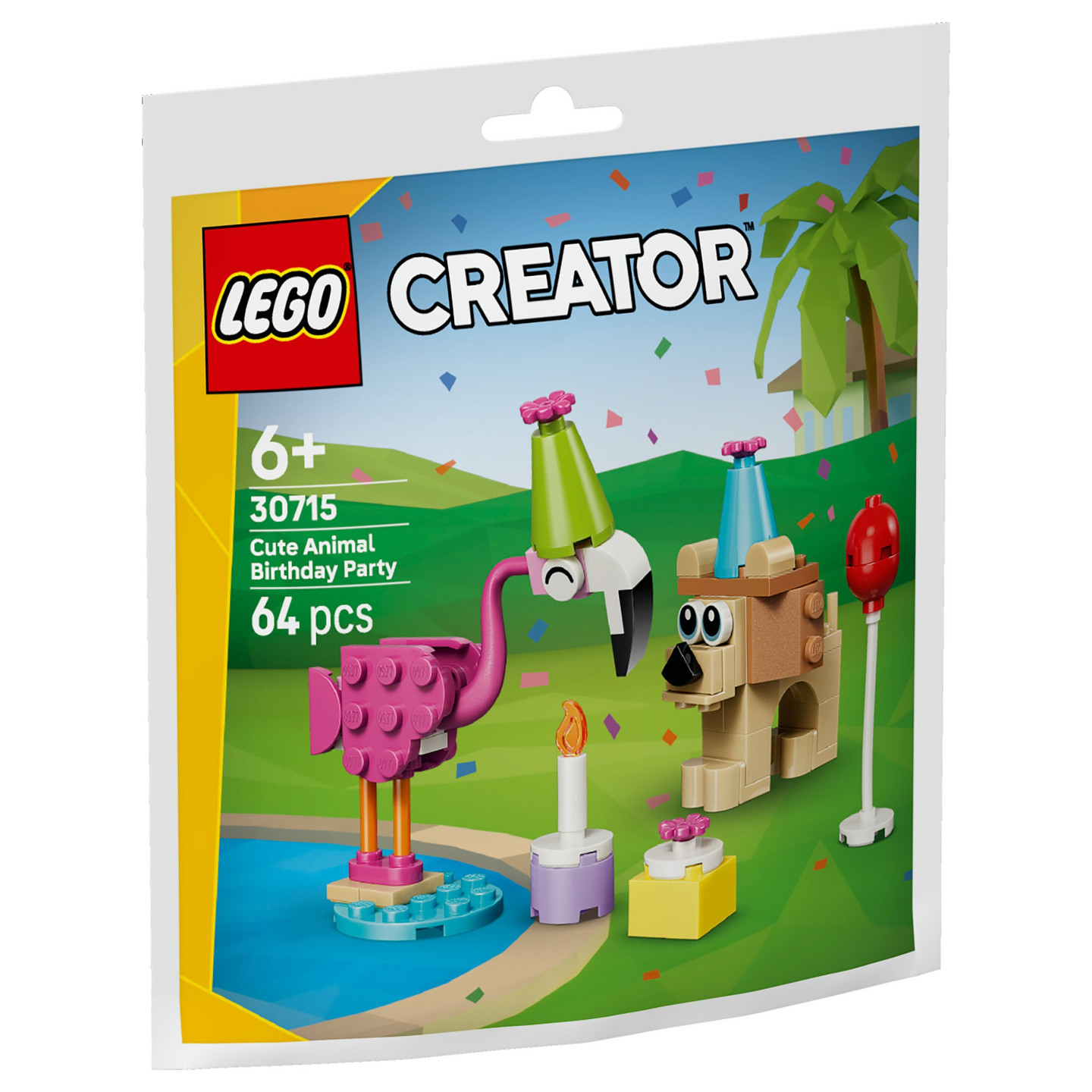 LEGO 30715 Creator Niedliche Tiere Feiern Geburtstag (Polybag) — Buy in Cyprus with Fast Delivery