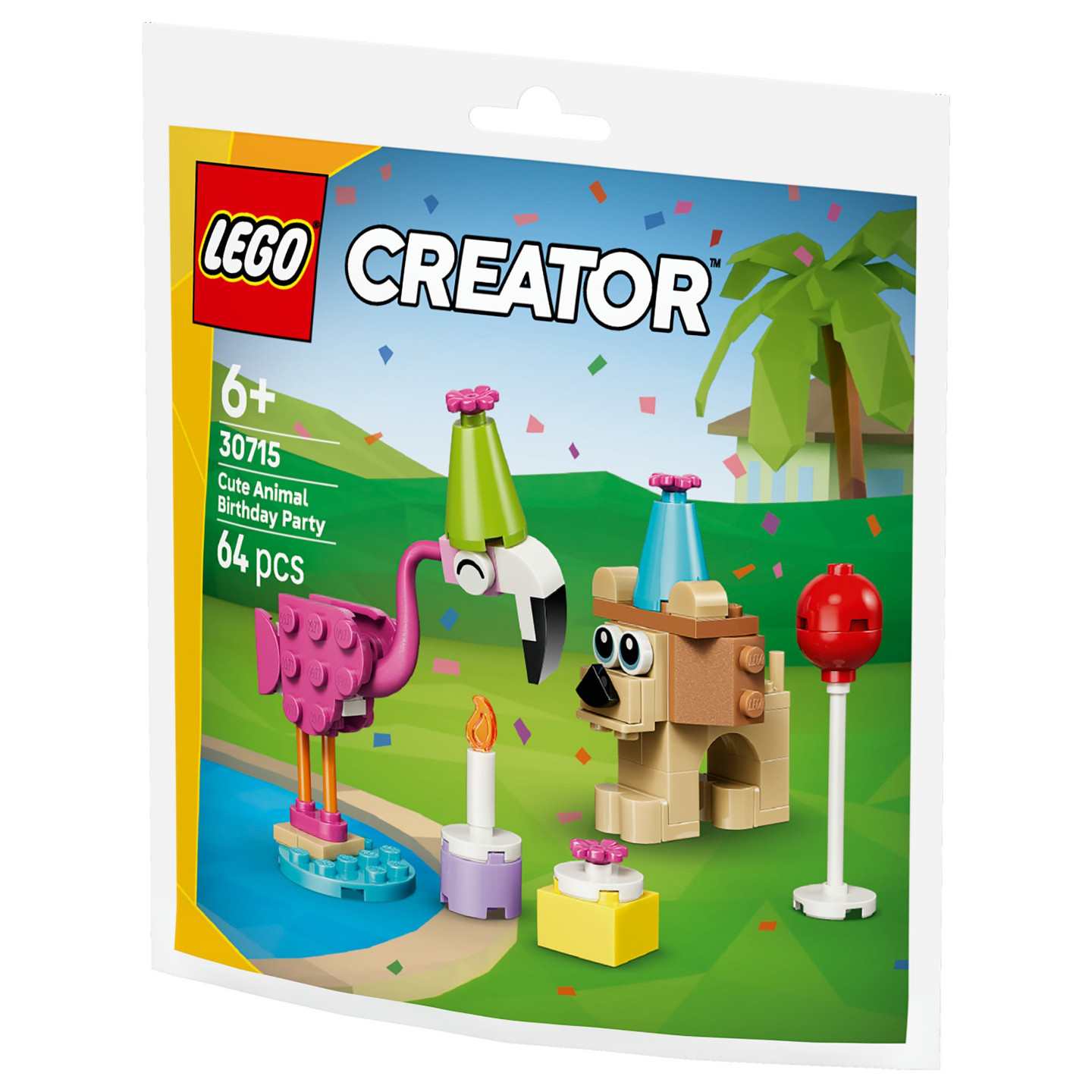 LEGO 30715 Creator Niedliche Tiere Feiern Geburtstag (Polybag) — Buy in Cyprus with Fast Delivery