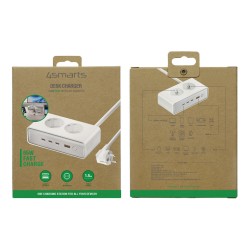 4smarts Desk Charger GaN 65W mit AC-Steckdosen — Buy in Cyprus with Fast Delivery