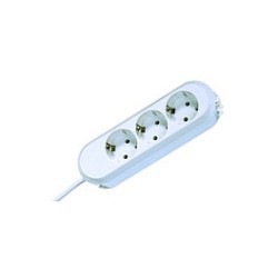 BACHMANN SMART Steckdosenleiste 3x Schutzkontakt genietet weiss 5m — Buy in Cyprus with Fast Delivery
