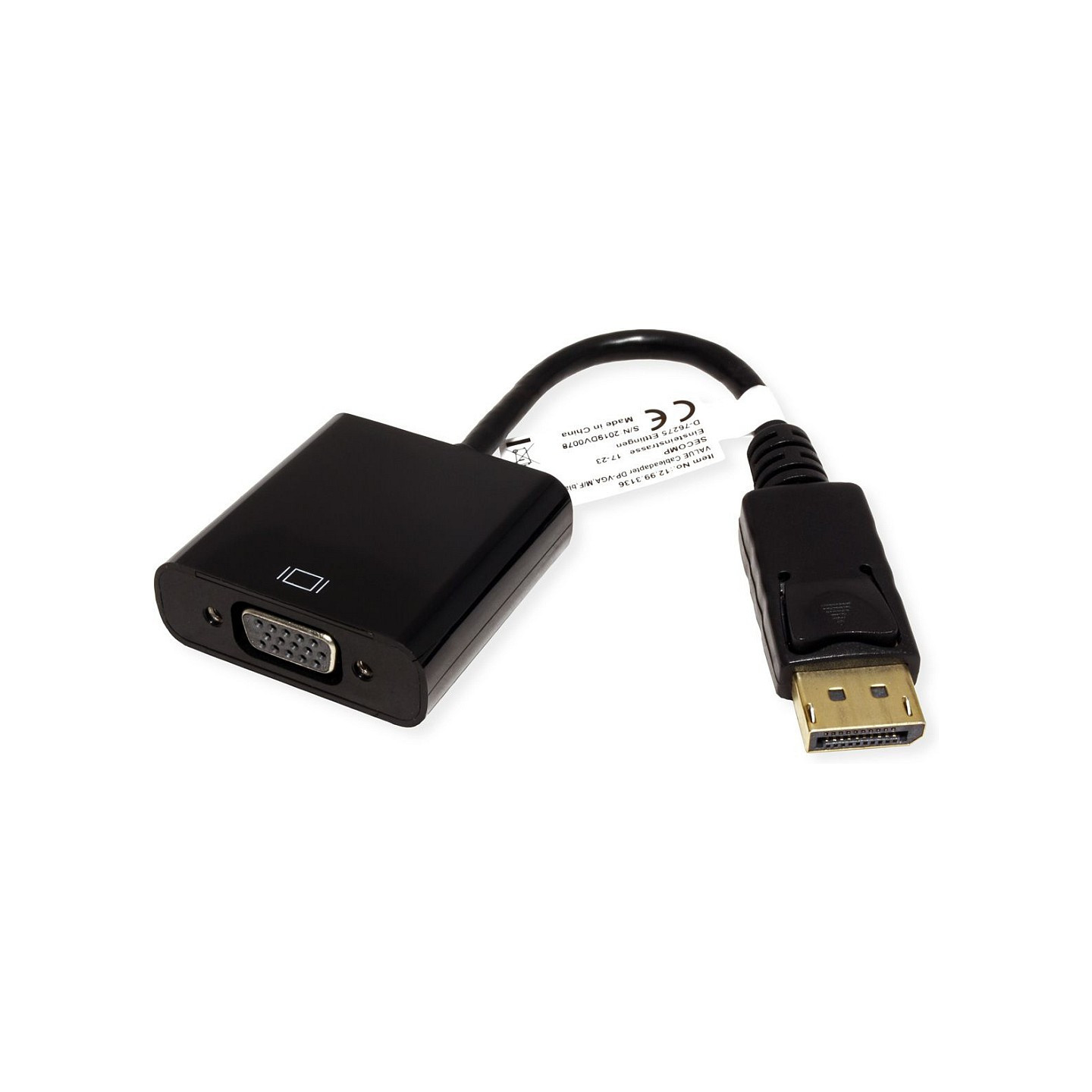 ADAPTERKBL DP-VGA ST BU — Buy in Cyprus with Fast Delivery