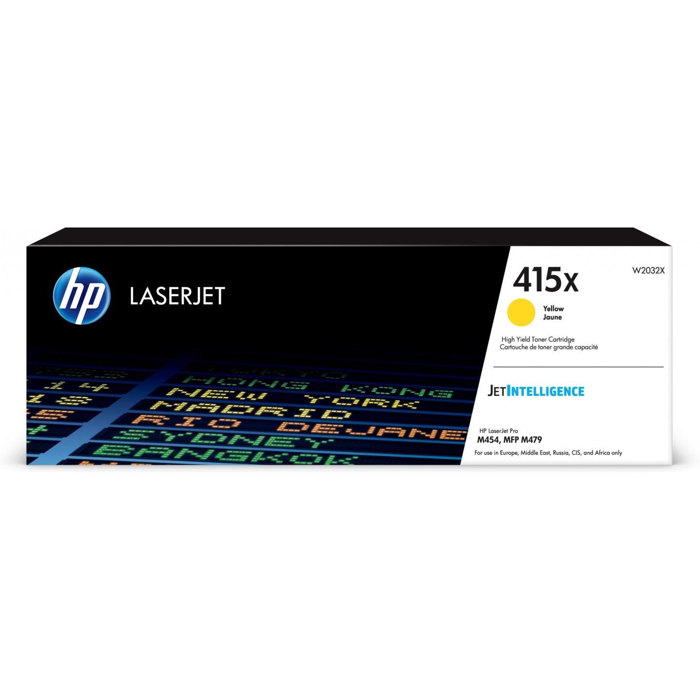 HP 415X W2032X - Yellow High-Yield Original Toner (Up to 6000 pages) — Buy in Cyprus with Fast Delivery