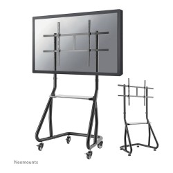 Mobiler Bodenständer für Flachbild-Fernseher bis 100' (254 cm) 100KG NS-M3800BLACK Neomounts