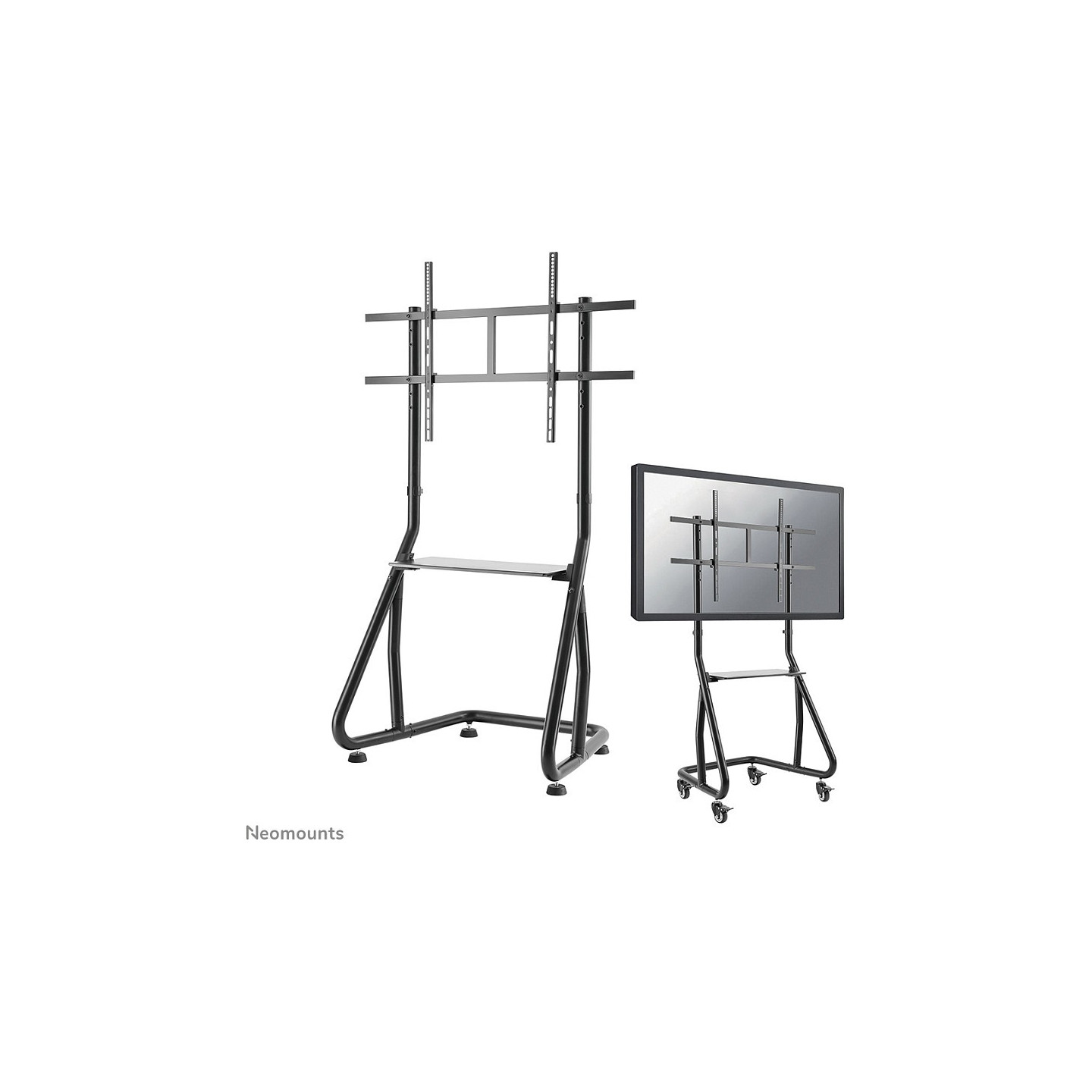 Mobiler Bodenständer für Flachbild-Fernseher bis 100' (254 cm) 100KG NS-M3800BLACK Neomounts