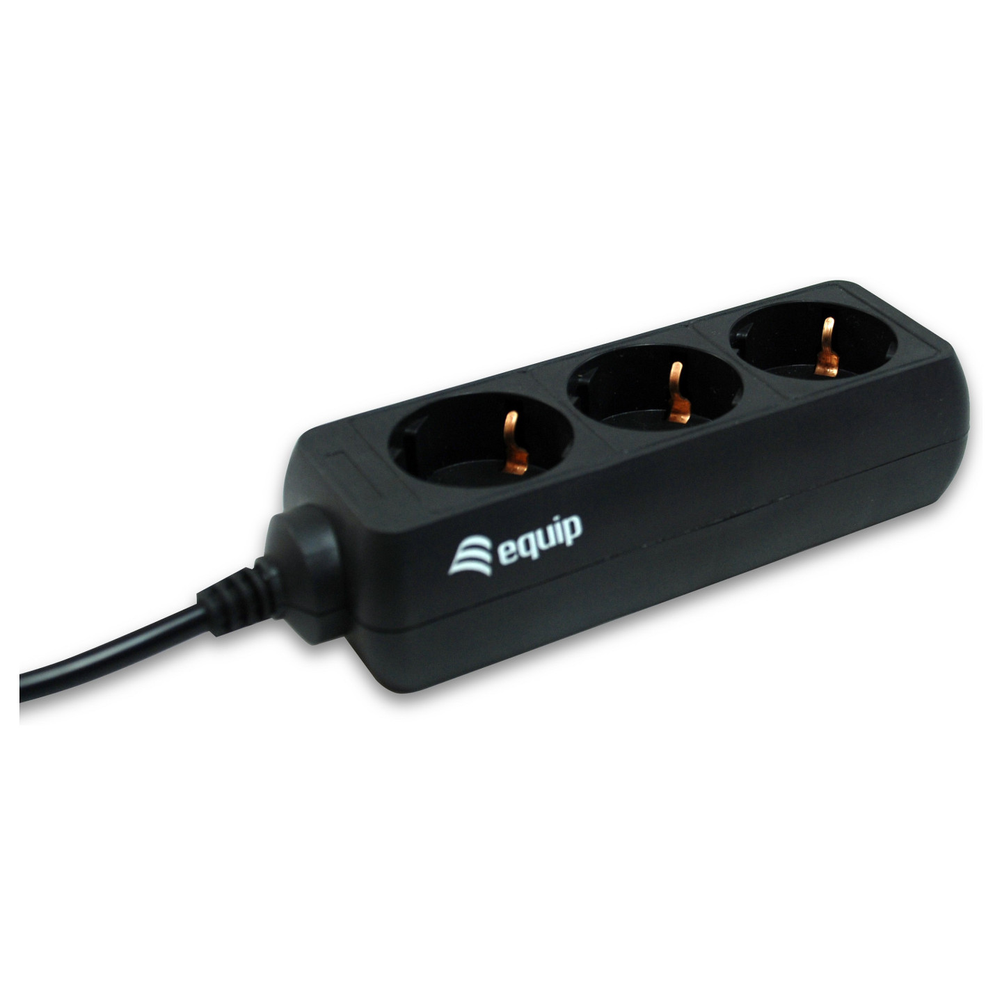 equip STR. 3er Steckdose Black 1.1m — Buy in Cyprus with Fast Delivery