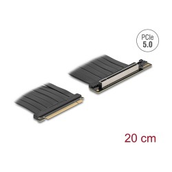 Riser Karte PCI Express 5.0 x16 Stecker zu x16 Slot mit Kabel 20 cm — Buy in Cyprus with Fast Delivery