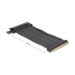 Riser Karte PCI Express 5.0 x16 Stecker zu x16 Slot mit Kabel 20 cm — Buy in Cyprus with Fast Delivery