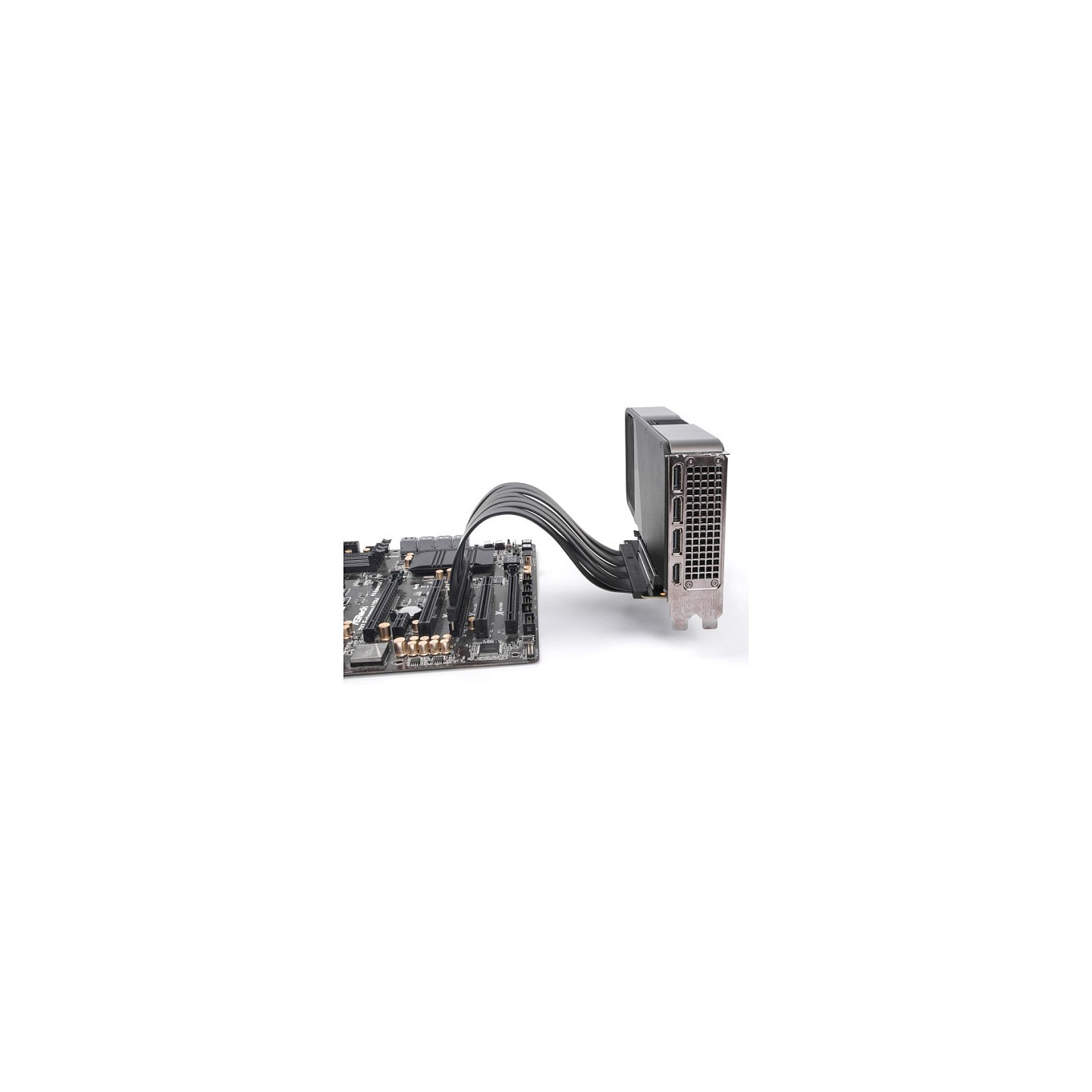 Riser Karte PCI Express 5.0 x16 Stecker zu x16 Slot mit Kabel 20 cm — Buy in Cyprus with Fast Delivery